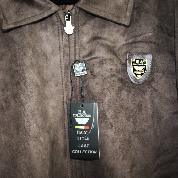 Black Faux Leather Jacket XXL - Picture 6 of 6